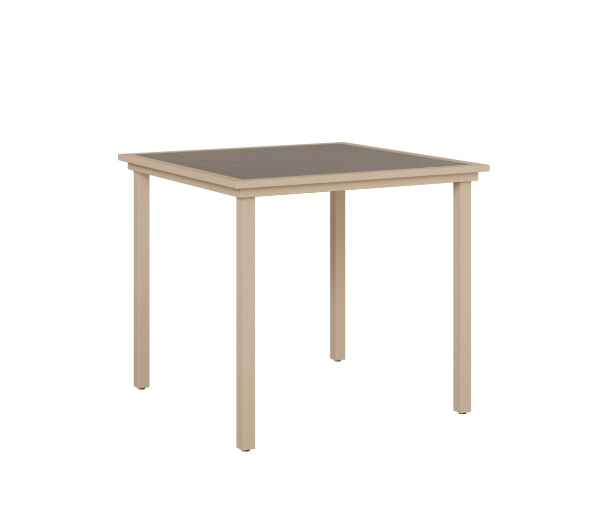 Vida 44" Square Poly Bar Table