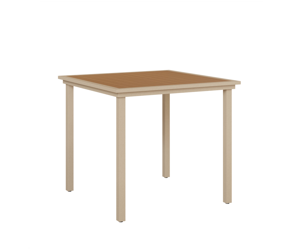 Vida 44" Square Poly Bar Table