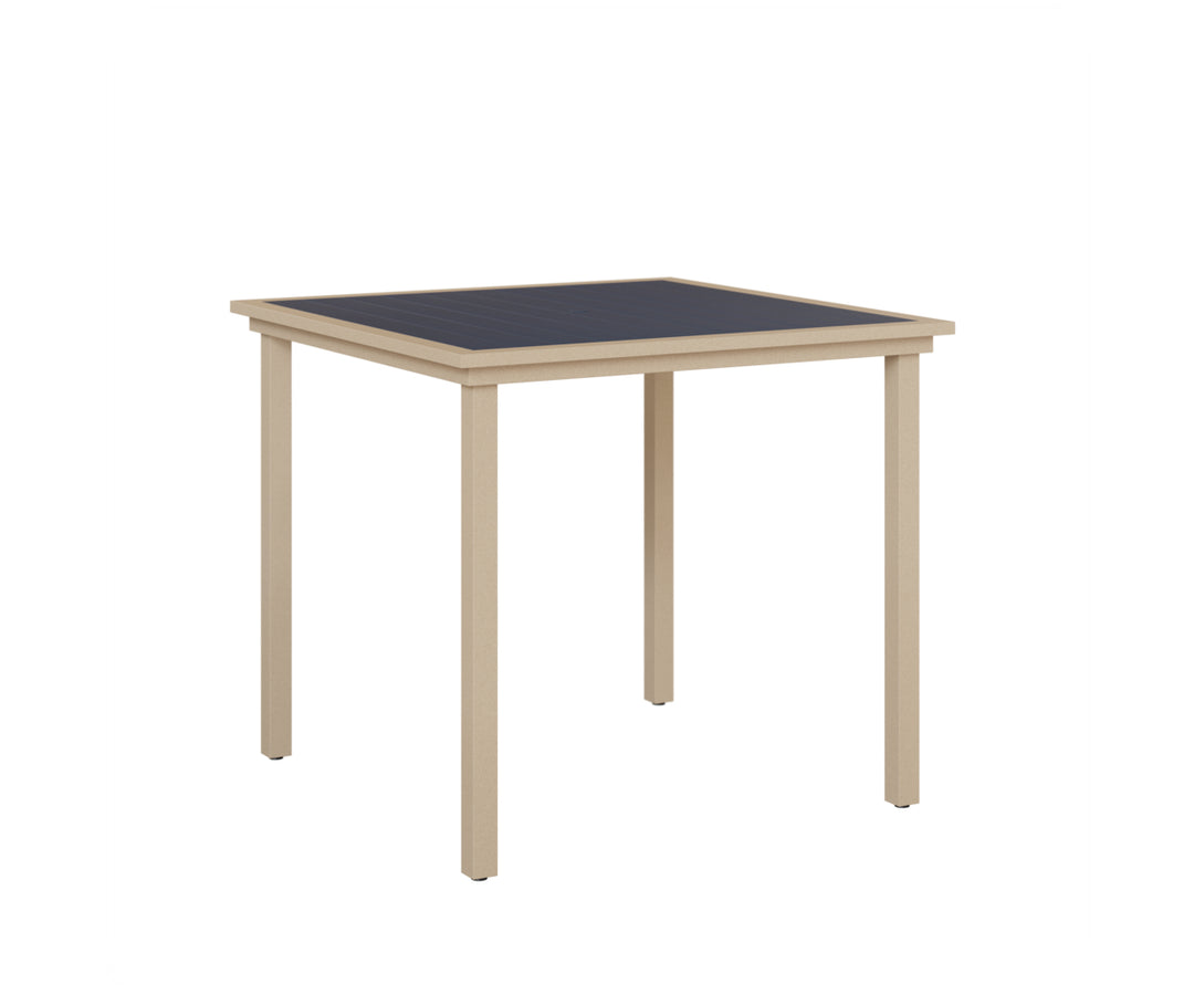 Vida 44" Square Poly Bar Table