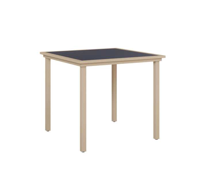Vida 44" Square Poly Bar Table
