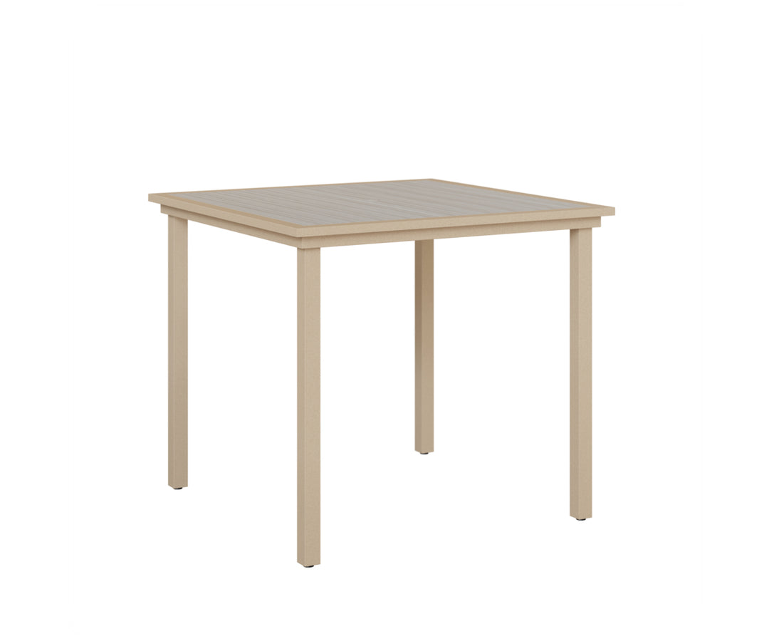 Vida 44" Square Poly Bar Table