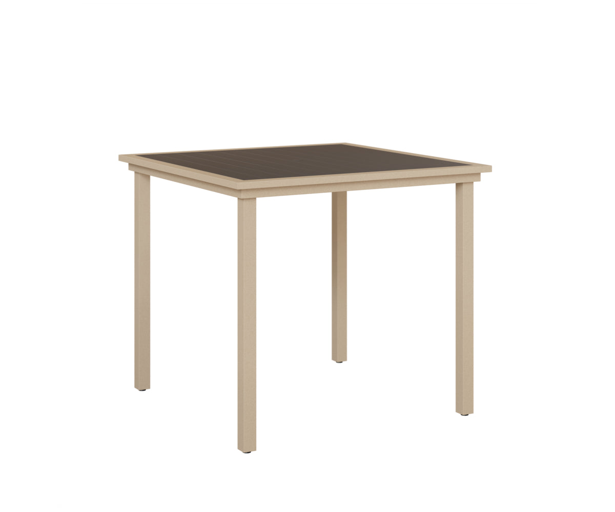 Vida 44" Square Poly Bar Table