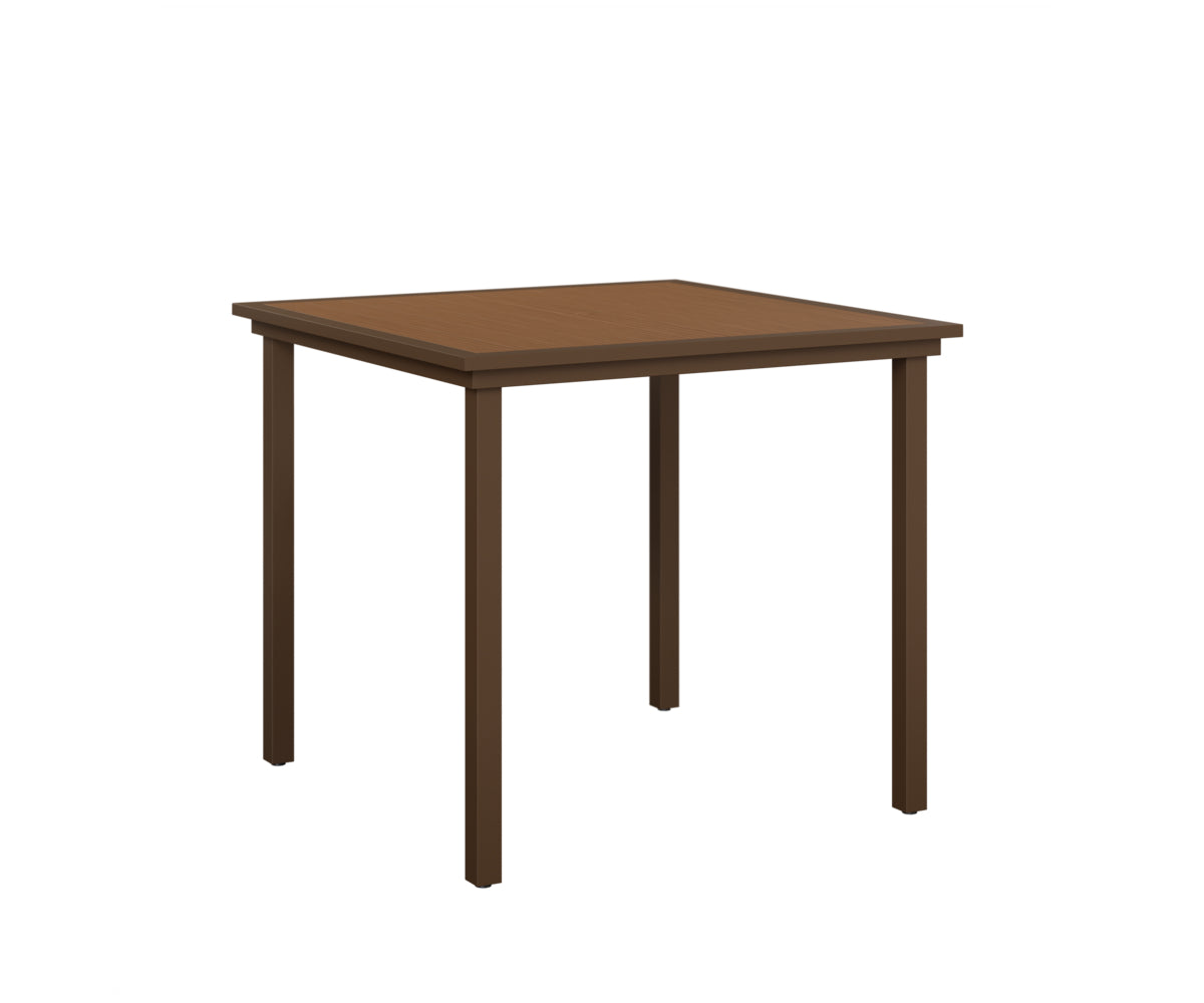 Vida 44" Square Poly Bar Table
