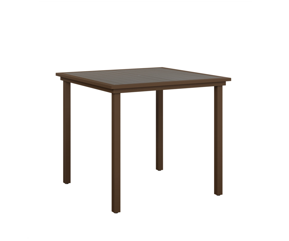 Vida 44" Square Poly Bar Table