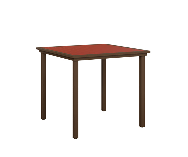 Vida 44" Square Poly Bar Table