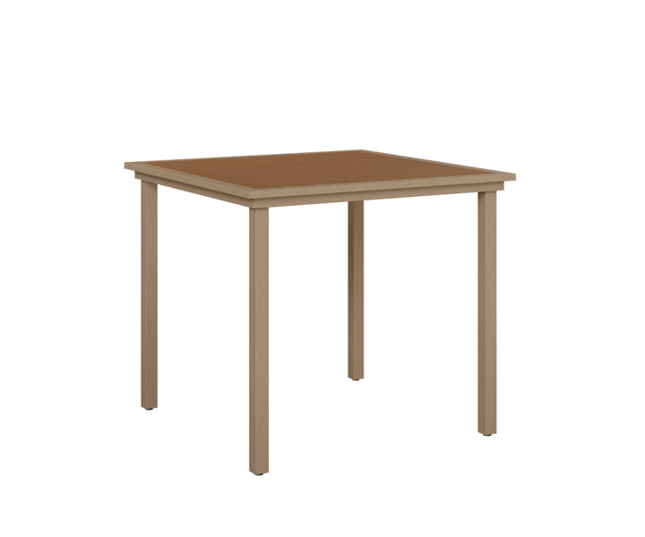 Vida 44" Square Poly Bar Table