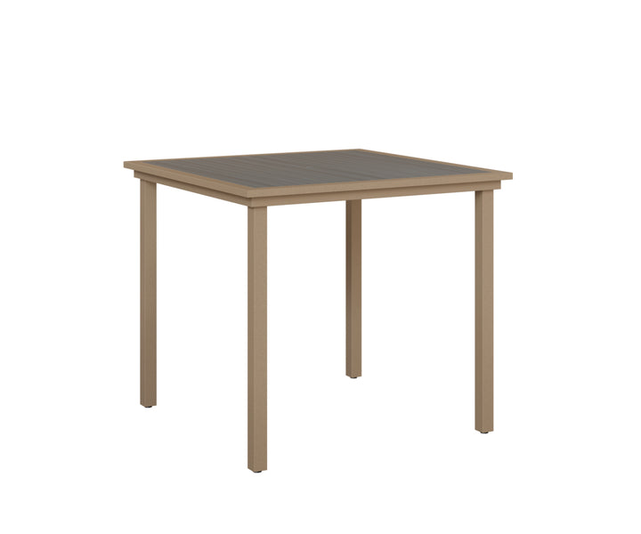 Vida 44" Square Poly Bar Table