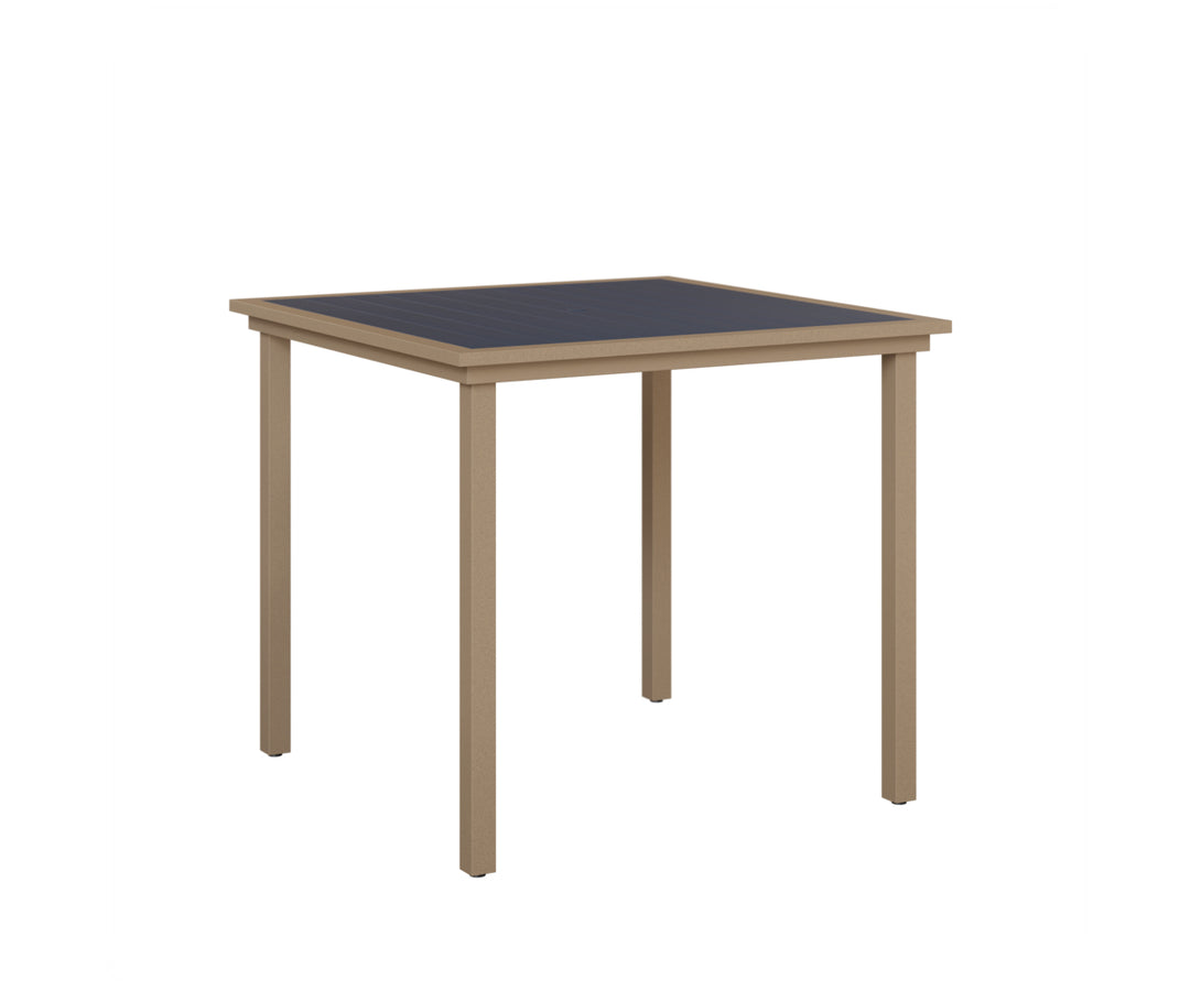 Vida 44" Square Poly Bar Table