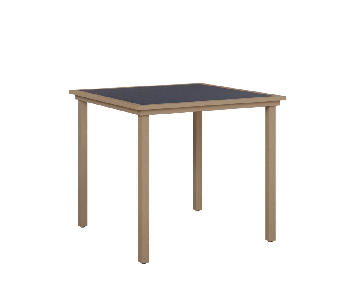 Vida 44" Square Poly Bar Table