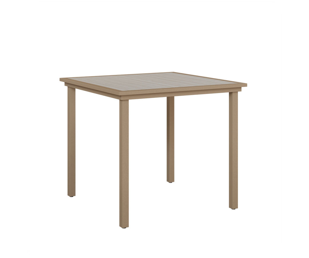 Vida 44" Square Poly Bar Table
