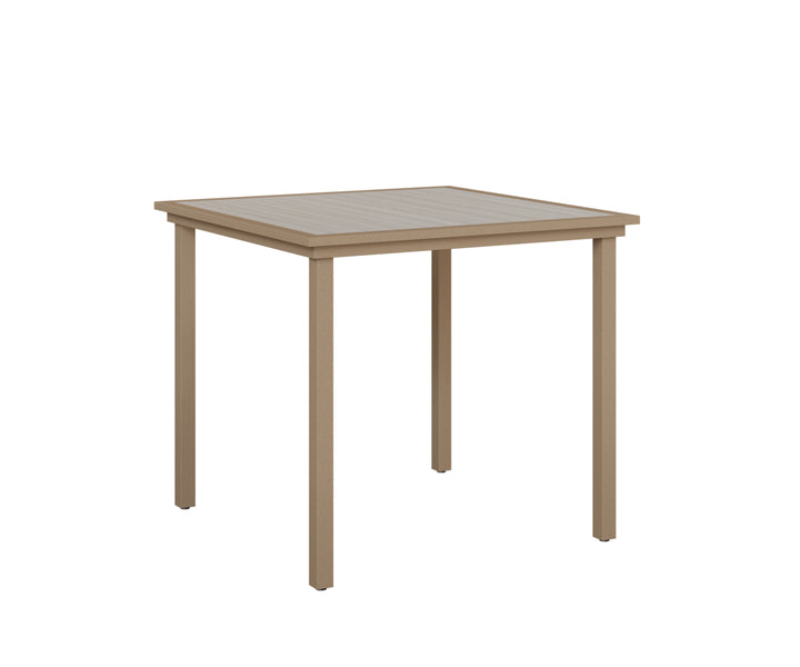 Vida 44" Square Poly Bar Table