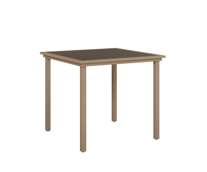 Vida 44" Square Poly Bar Table