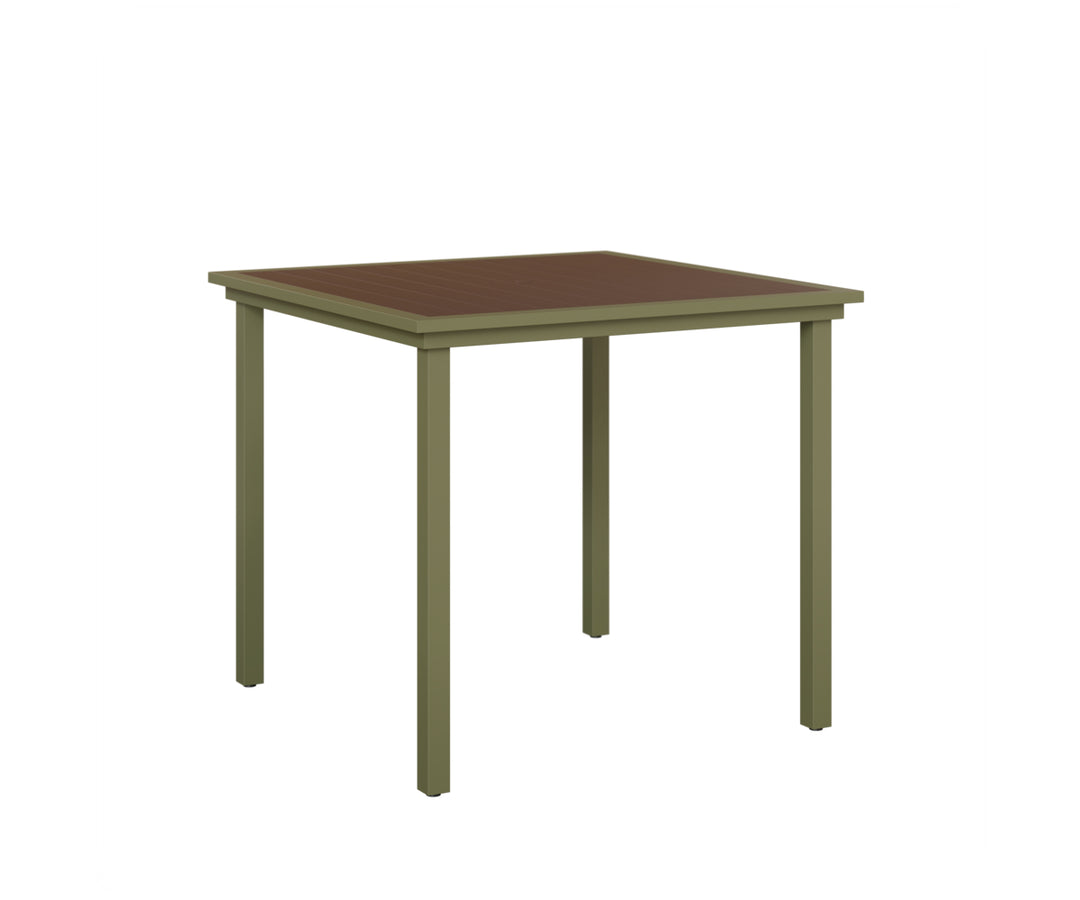 Vida 44" Square Poly Bar Table