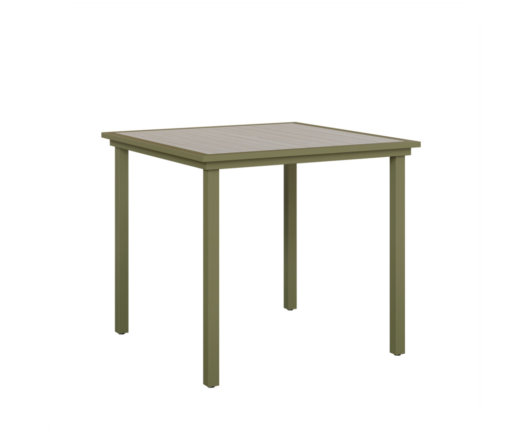 Vida 44" Square Poly Bar Table