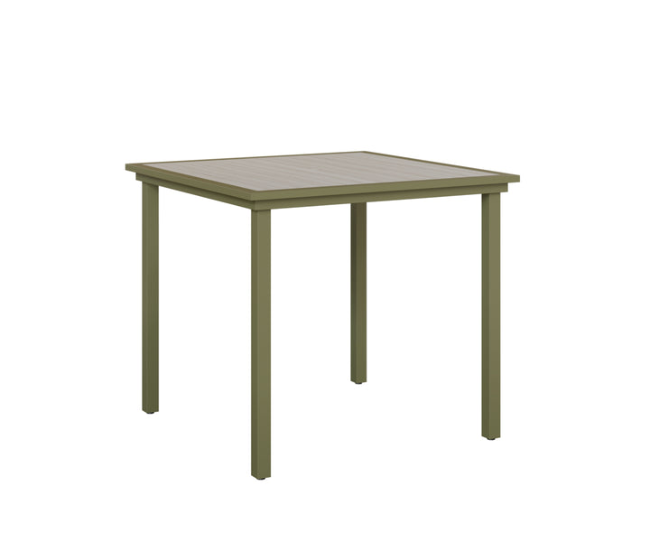 Vida 44" Square Poly Bar Table