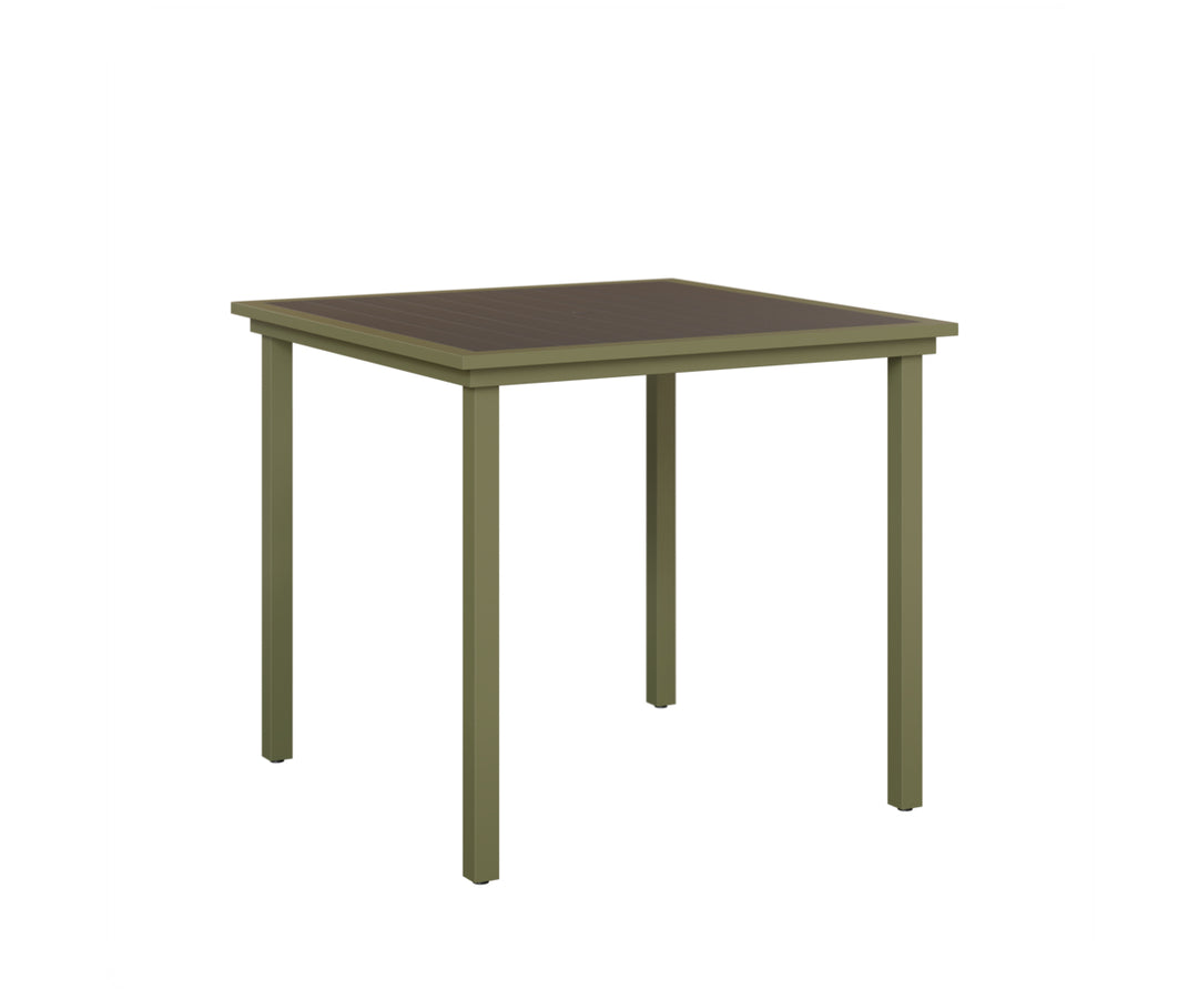 Vida 44" Square Poly Bar Table
