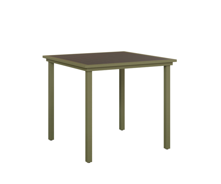 Vida 44" Square Poly Bar Table