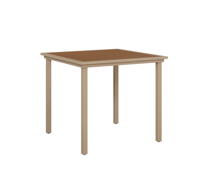 Vida 44" Square Poly Bar Table