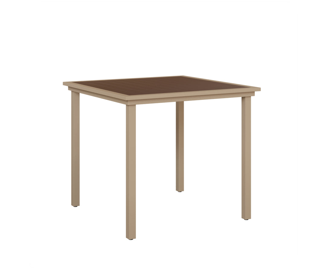 Vida 44" Square Poly Bar Table