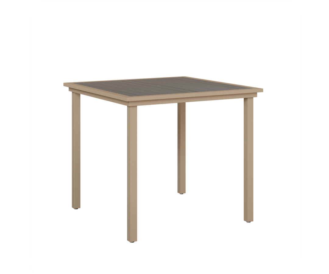 Vida 44" Square Poly Bar Table