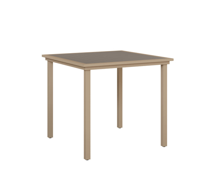 Vida 44" Square Poly Bar Table