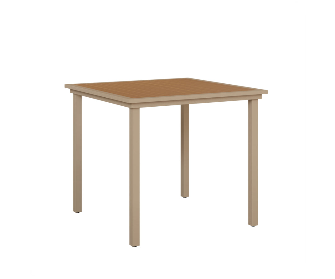 Vida 44" Square Poly Bar Table