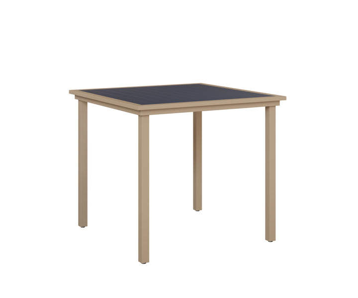 Vida 44" Square Poly Bar Table
