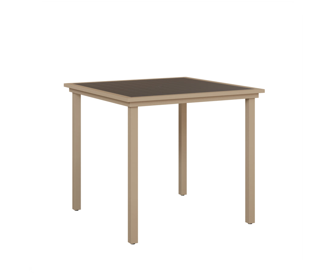Vida 44" Square Poly Bar Table