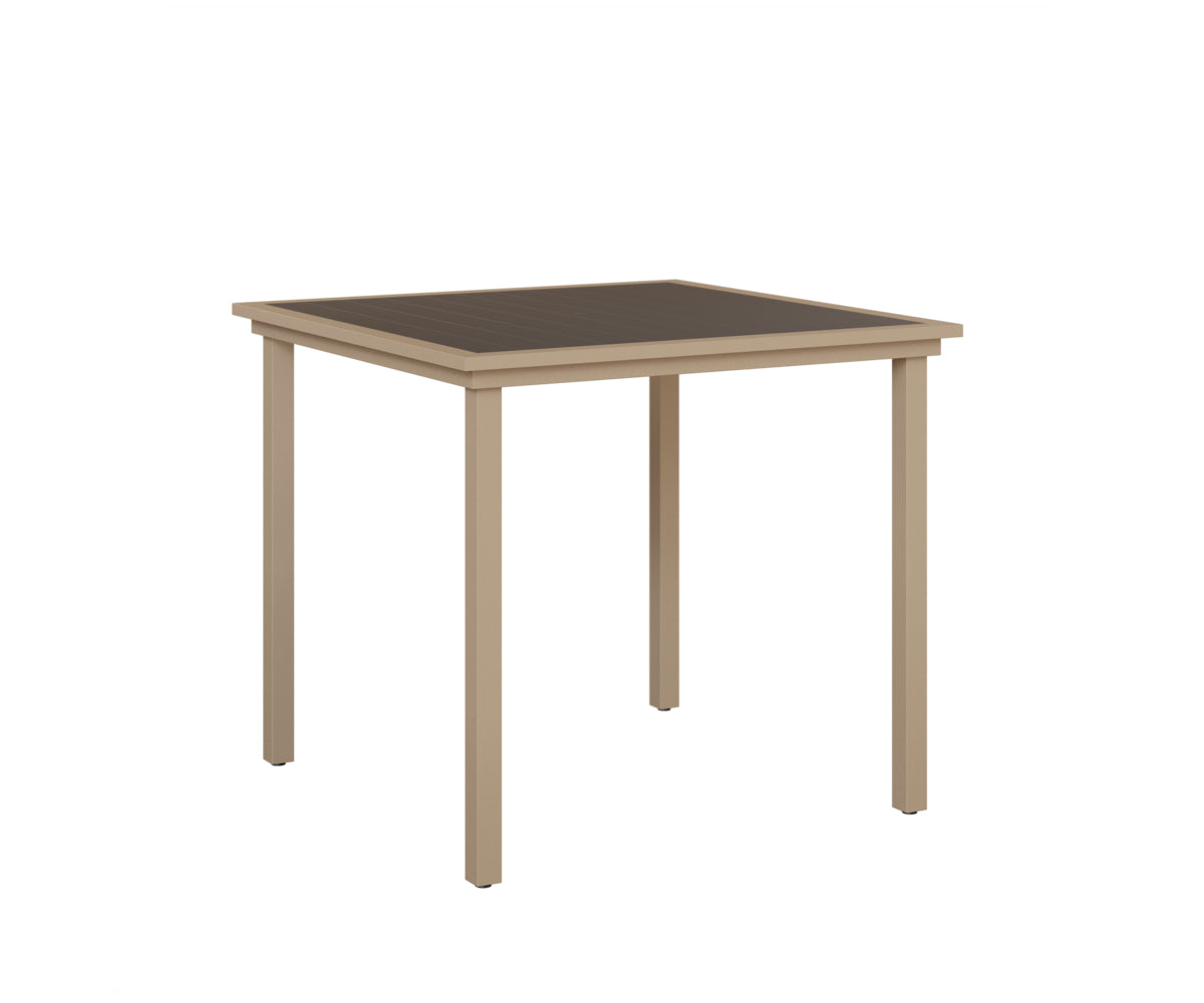 Vida 44" Square Poly Bar Table