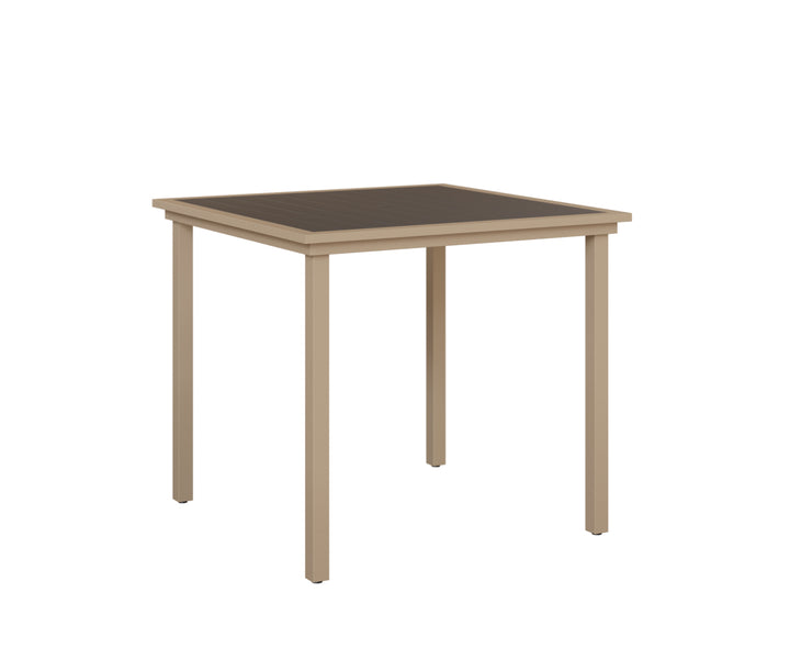 Vida 44" Square Poly Bar Table