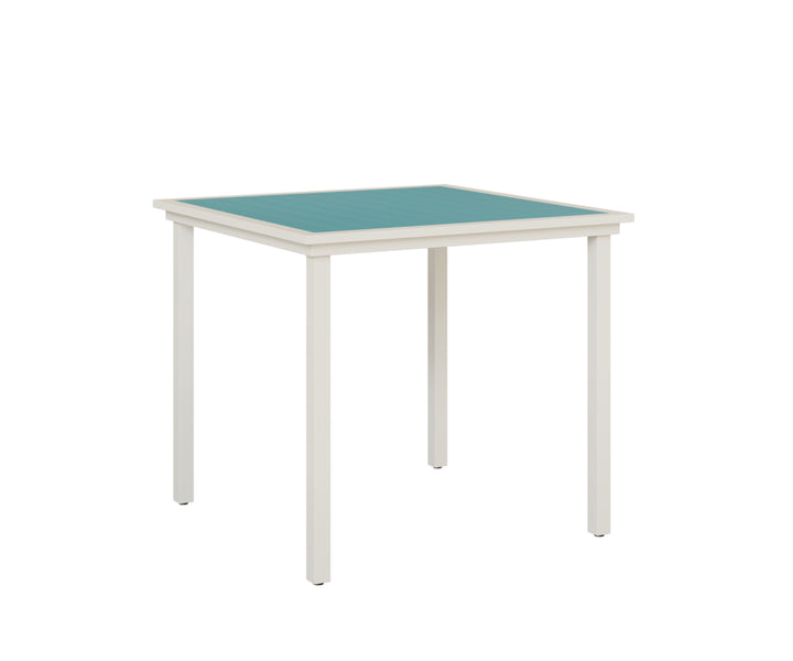 Vida 44" Square Poly Bar Table