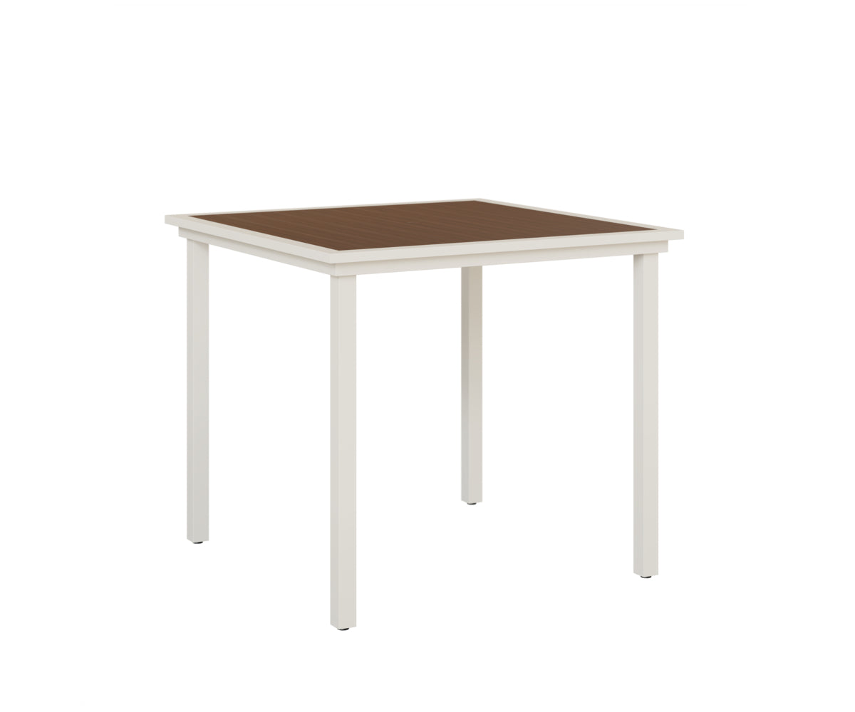 Vida 44" Square Poly Bar Table