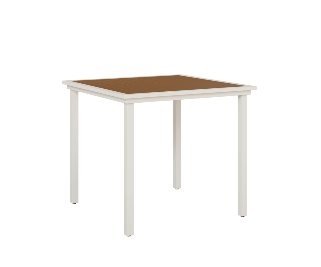 Vida 44" Square Poly Bar Table