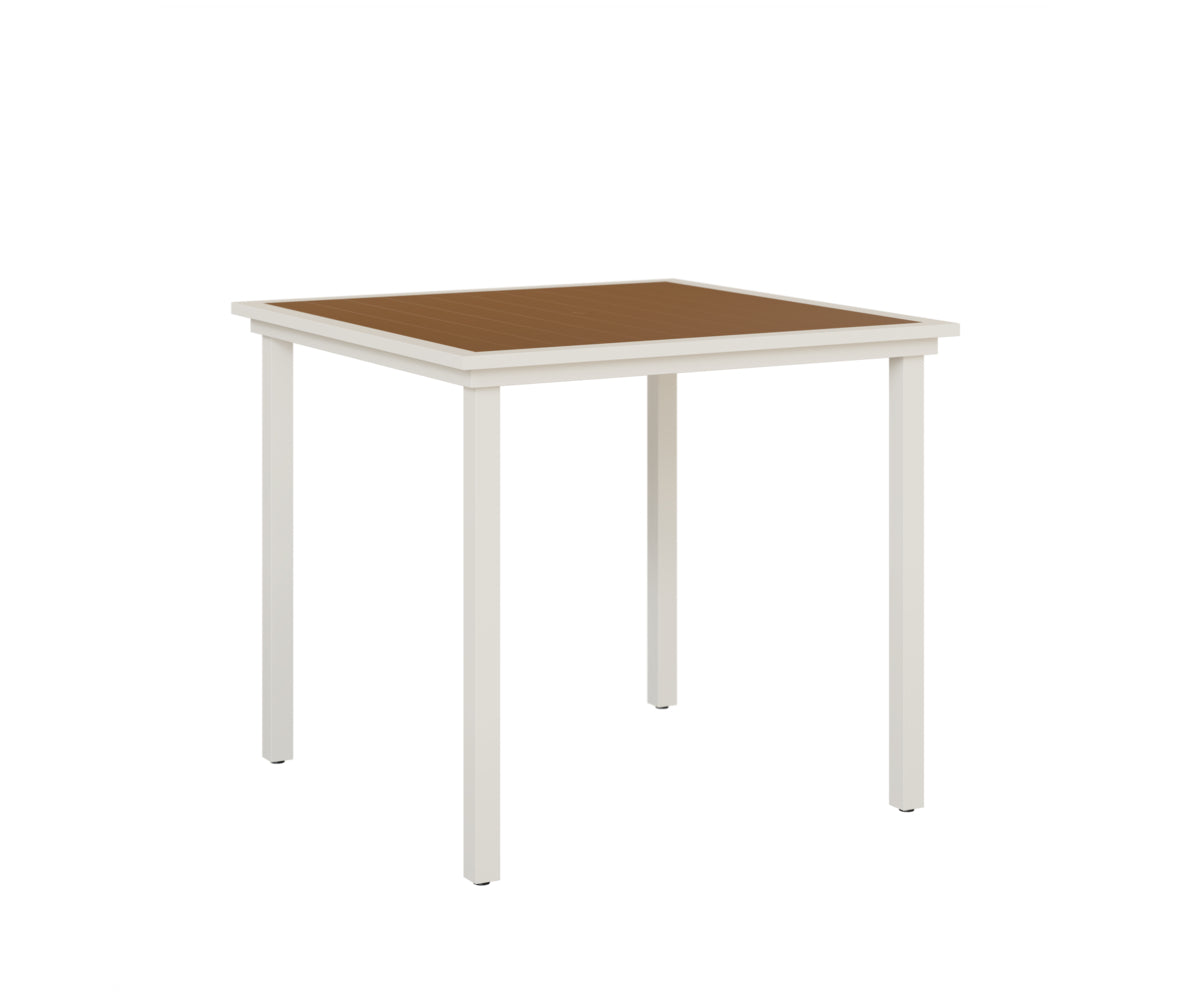 Vida 44" Square Poly Bar Table
