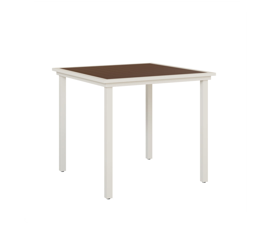 Vida 44" Square Poly Bar Table