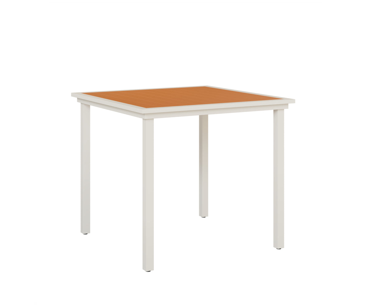 Vida 44" Square Poly Bar Table