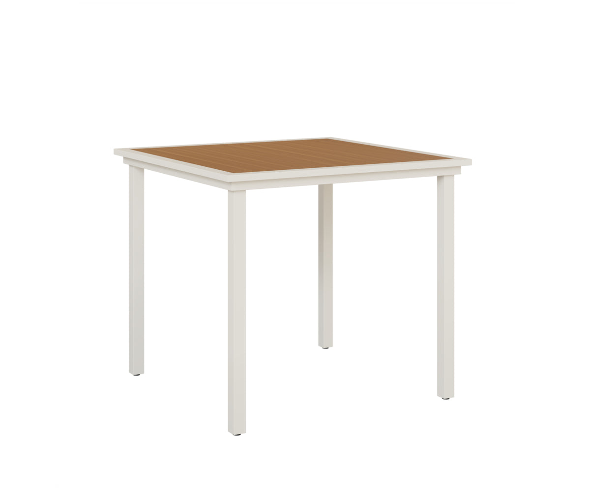 Vida 44" Square Poly Bar Table