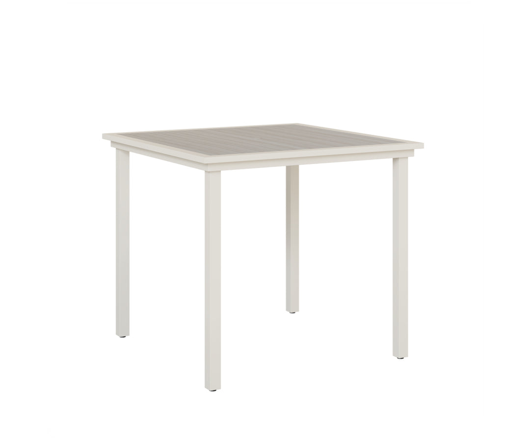 Vida 44" Square Poly Bar Table