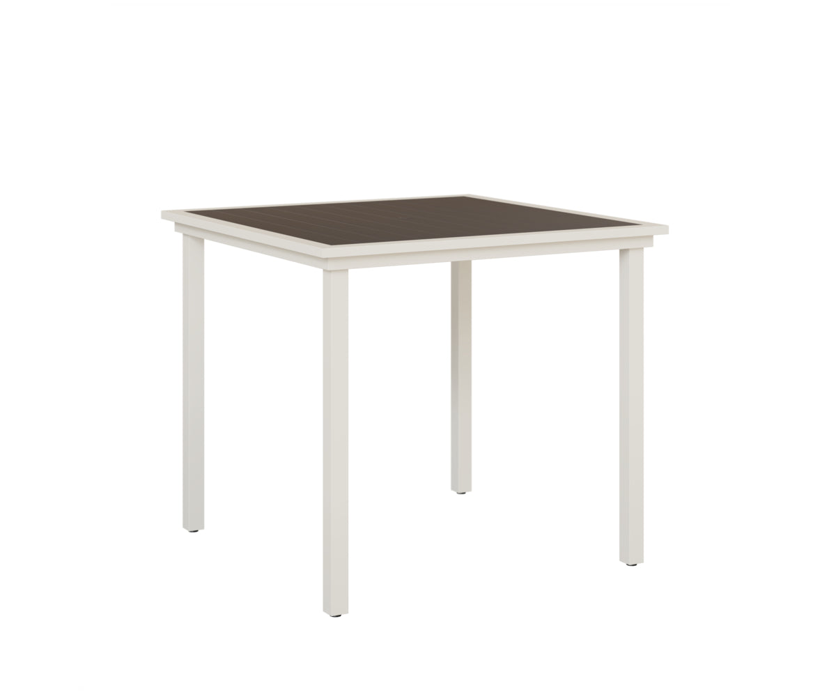 Vida 44" Square Poly Bar Table