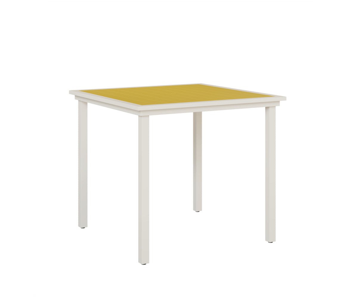 Vida 44" Square Poly Bar Table