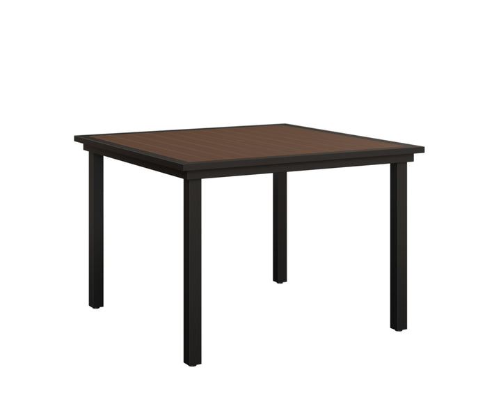 Vida 44" Square Poly Dining Table
