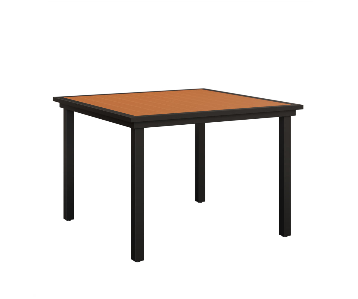 Vida 44" Square Poly Dining Table