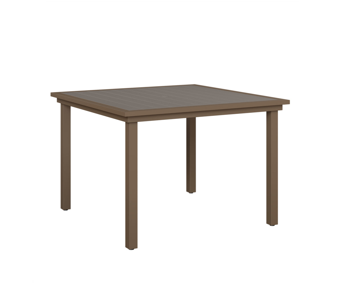 Vida 44" Square Poly Dining Table