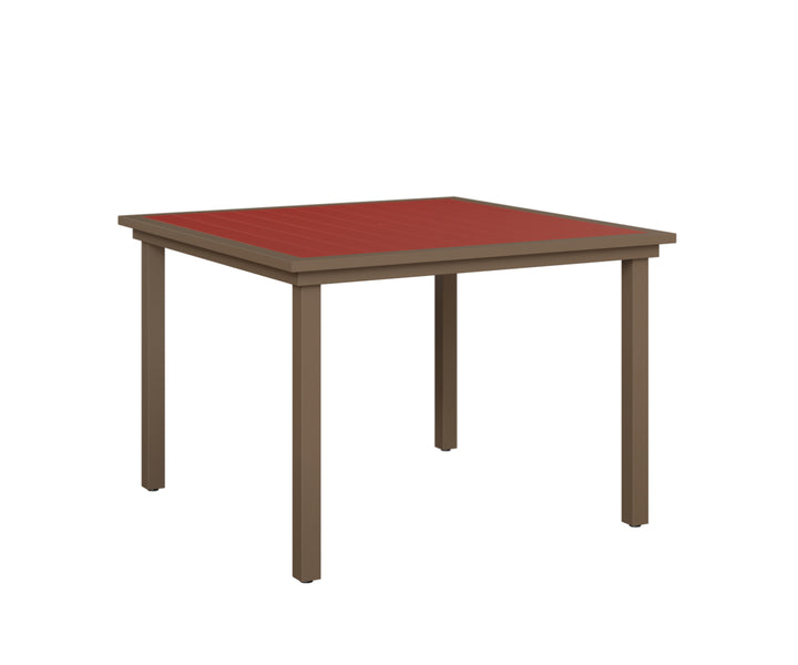 Vida 44" Square Poly Dining Table
