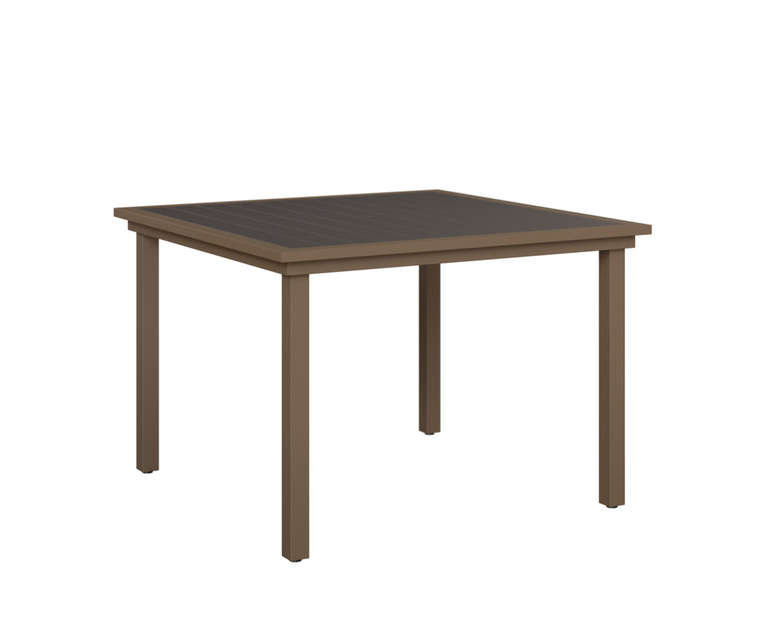 Vida 44" Square Poly Dining Table
