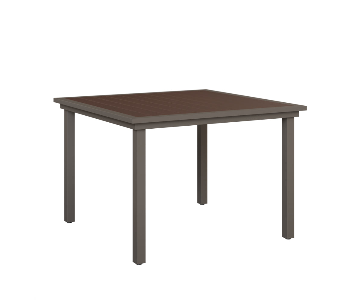 Vida 44" Square Poly Dining Table