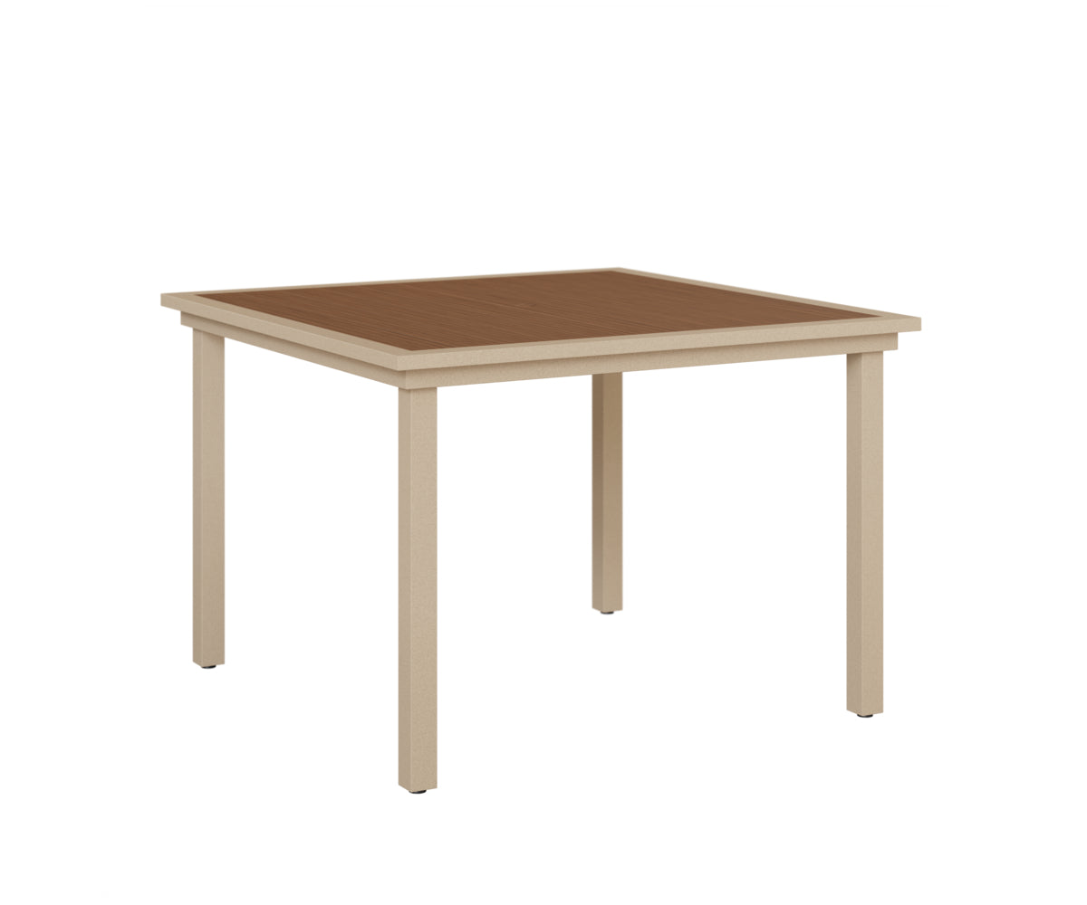 Vida 44" Square Poly Dining Table
