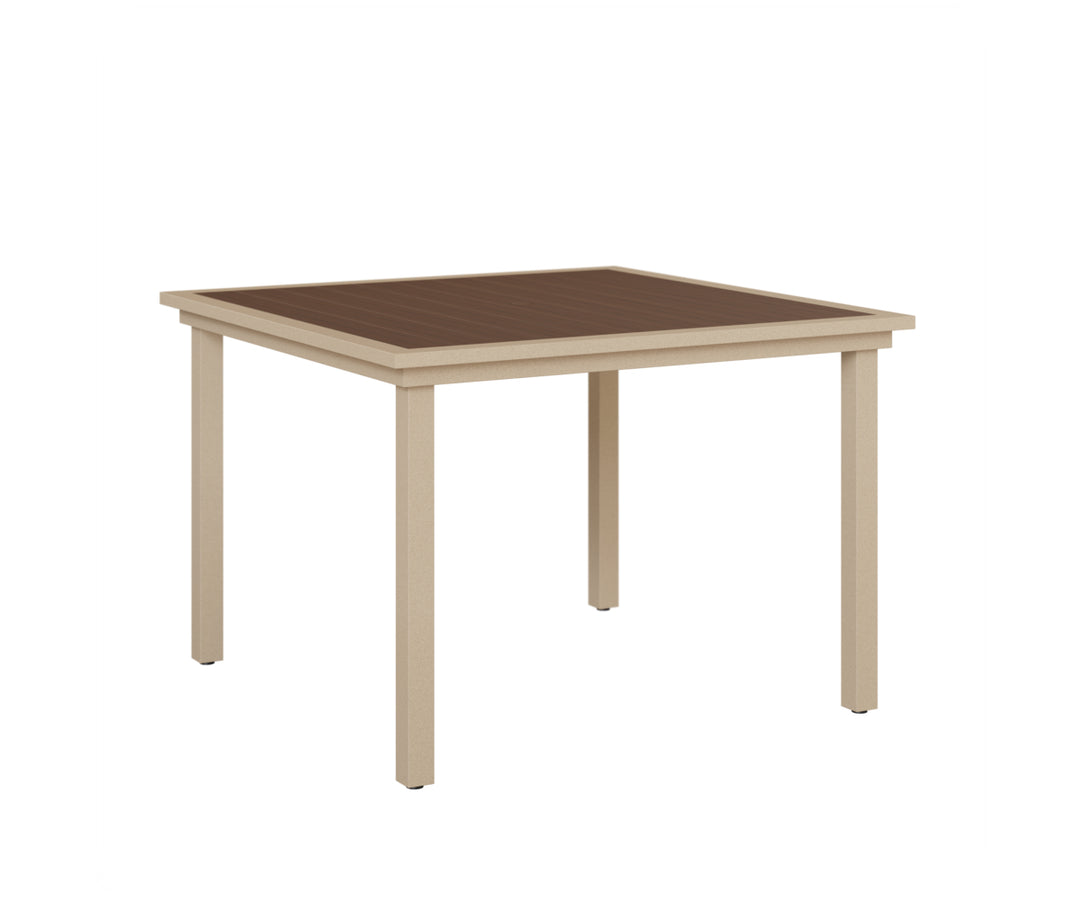 Vida 44" Square Poly Dining Table