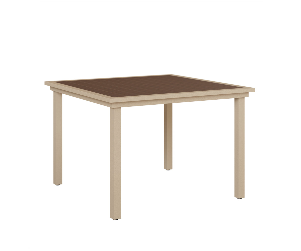 Vida 44" Square Poly Dining Table