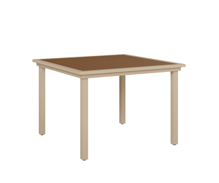 Vida 44" Square Poly Dining Table